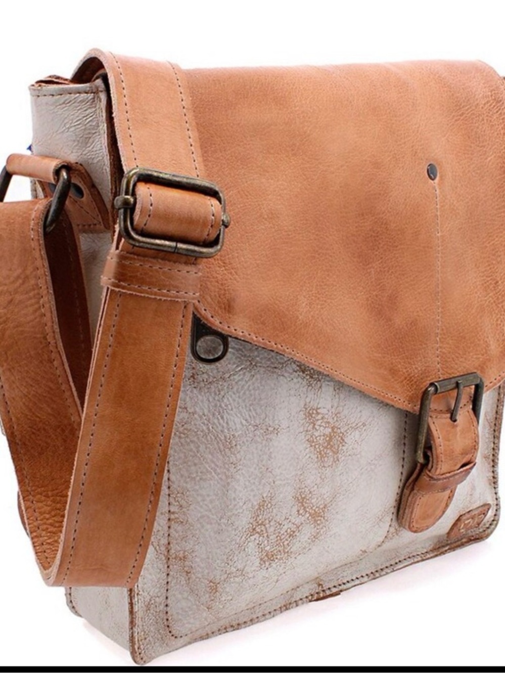 Bed Stu Venice Beach Leather Crossbody Bag Distressed Boho Rustic